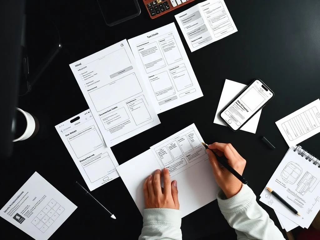 Wireframe procesa