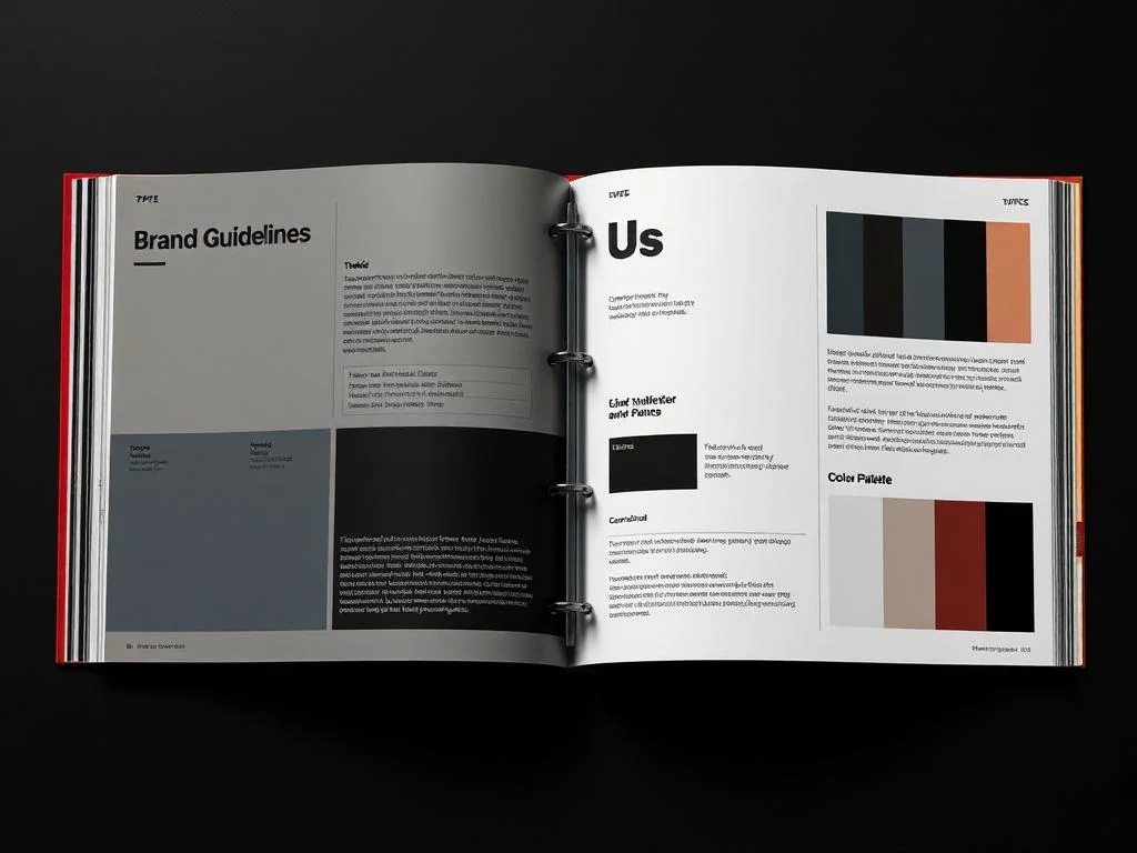 Brand guidelines book